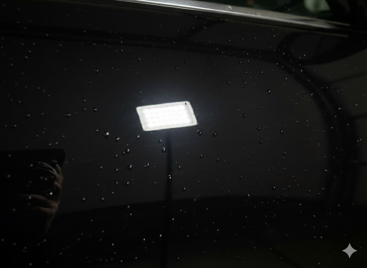 Flawless paint finish after professional correction