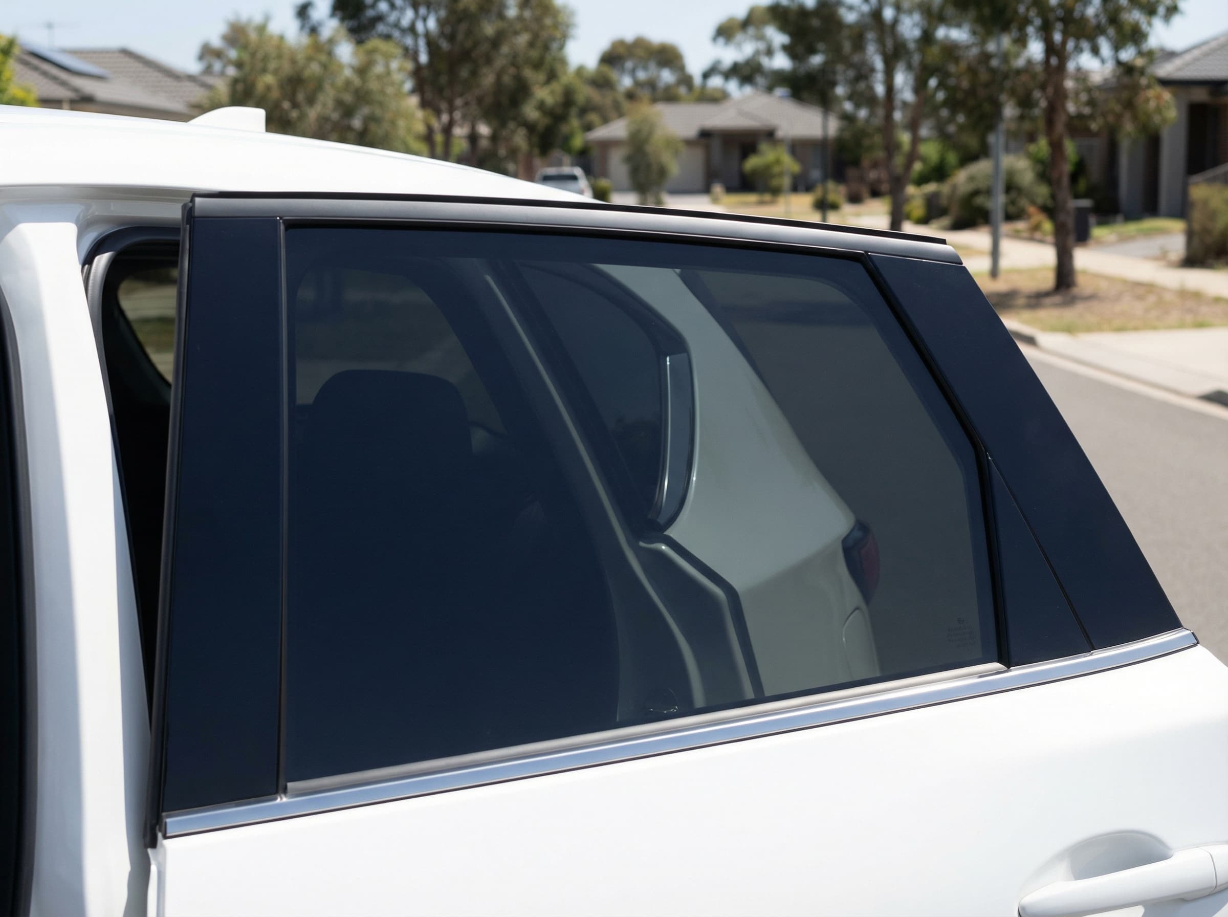 15% VLT window tint — dark privacy film