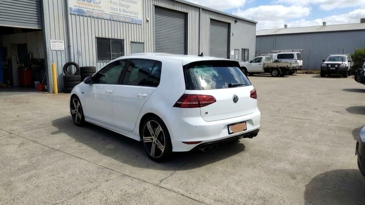 Volkswagen Golf R serviced by Solarblock